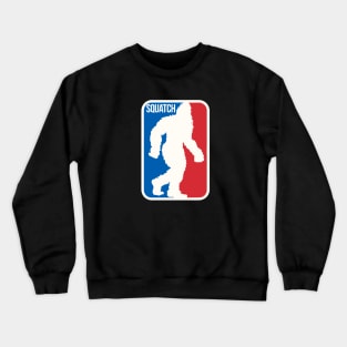 Bigfoot Basketball Funny NBA Fan Art Sasquatch Squatch Logo Crewneck Sweatshirt